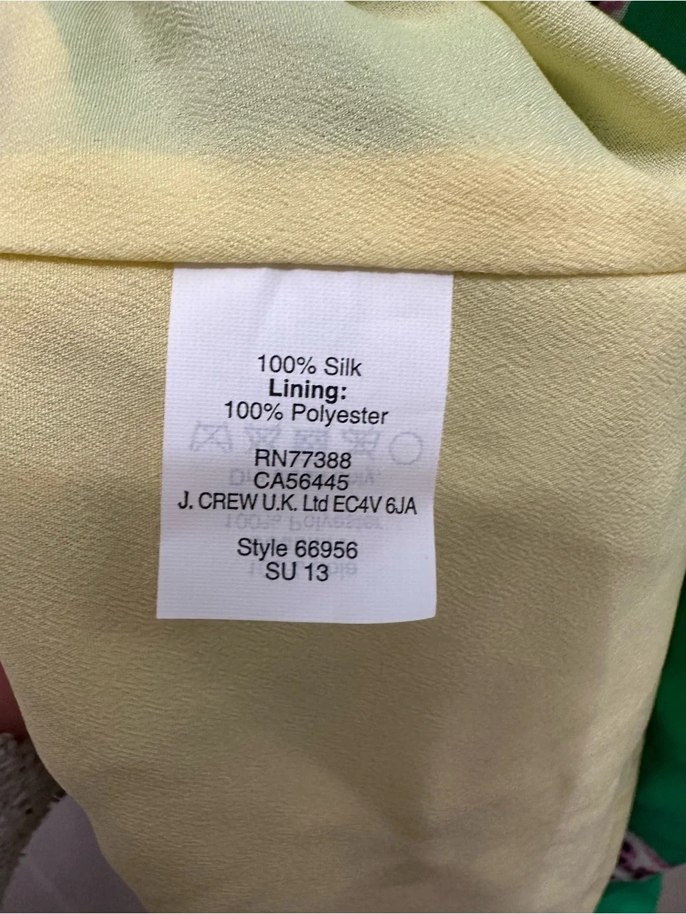 J. Crew silk halter neck mini dress floral green size 0